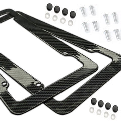 Universal Premium Carbon Fiber License Plate Cover