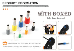 Boxed VE Tubular Crimp Terminal Kit