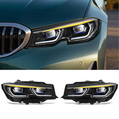 Adaptive LED Headlight Headlamp Left and Right for BMW 3 Series